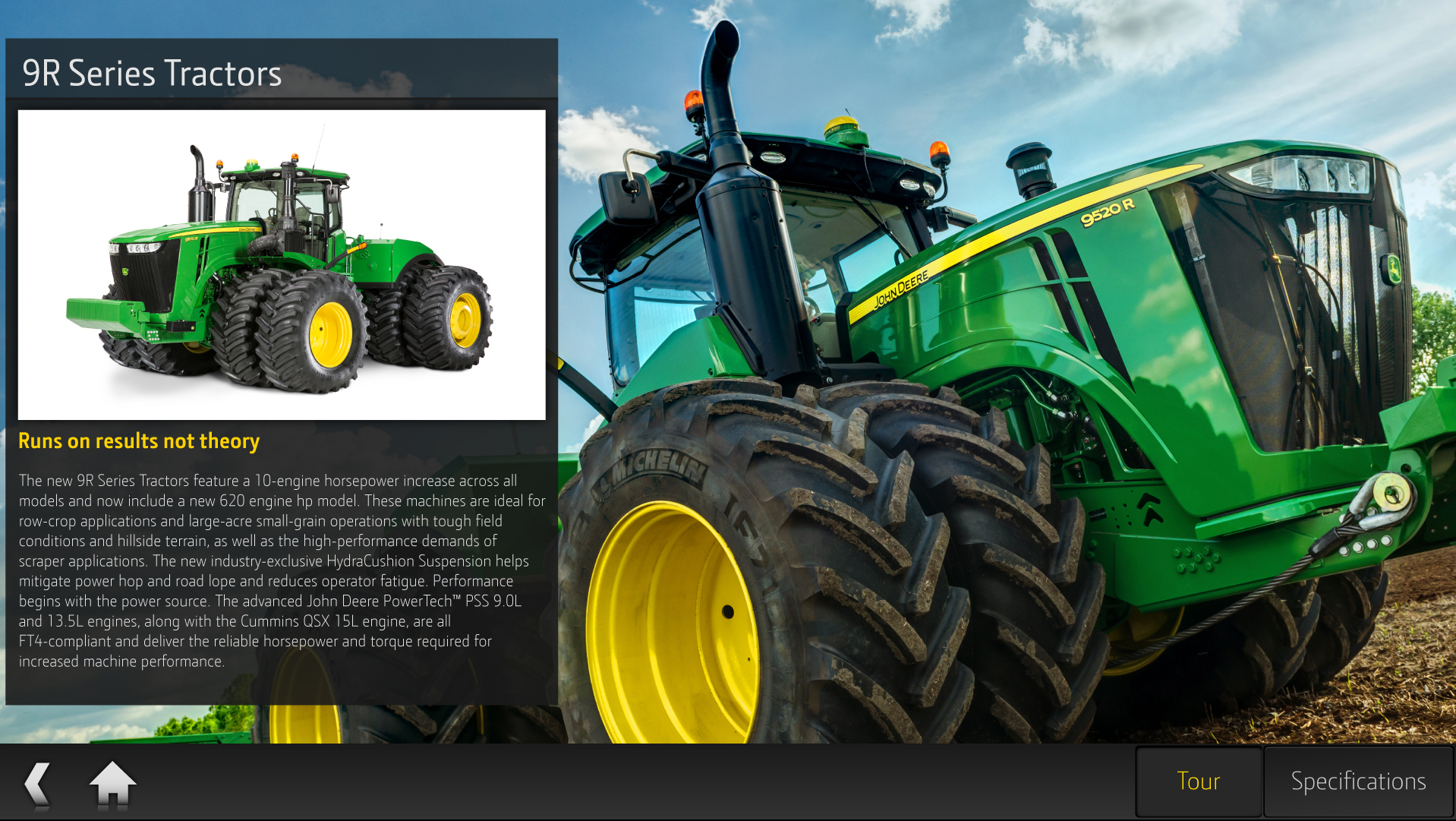 Tractor series page